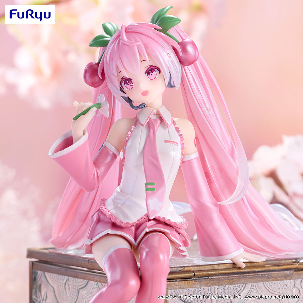 Hatsune Miku - Hatsune Miku Noodle Stopper Figure -Sakura Miku 2024 Pearl Color ver.-