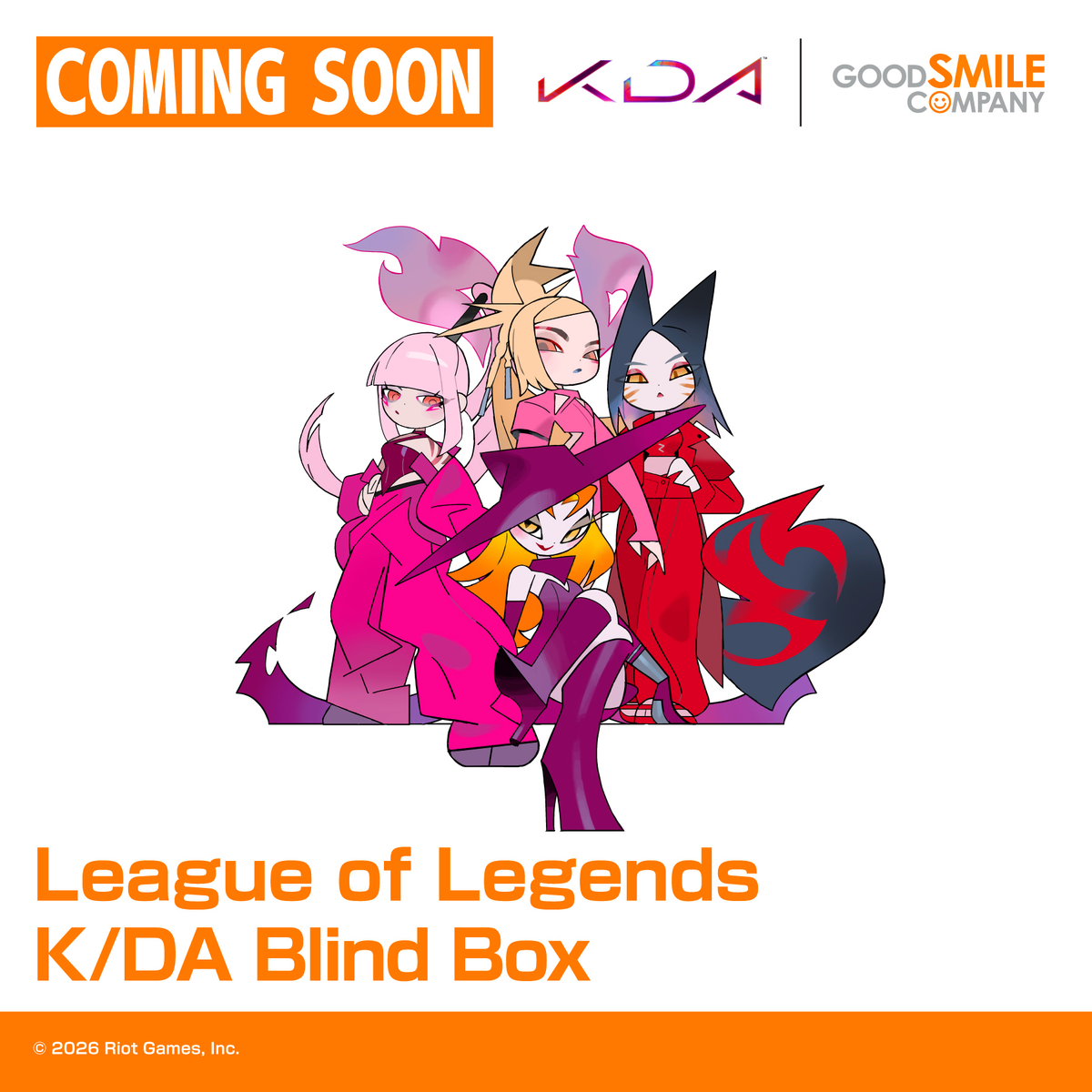 League of Legends - K/DA Blind Box Figures