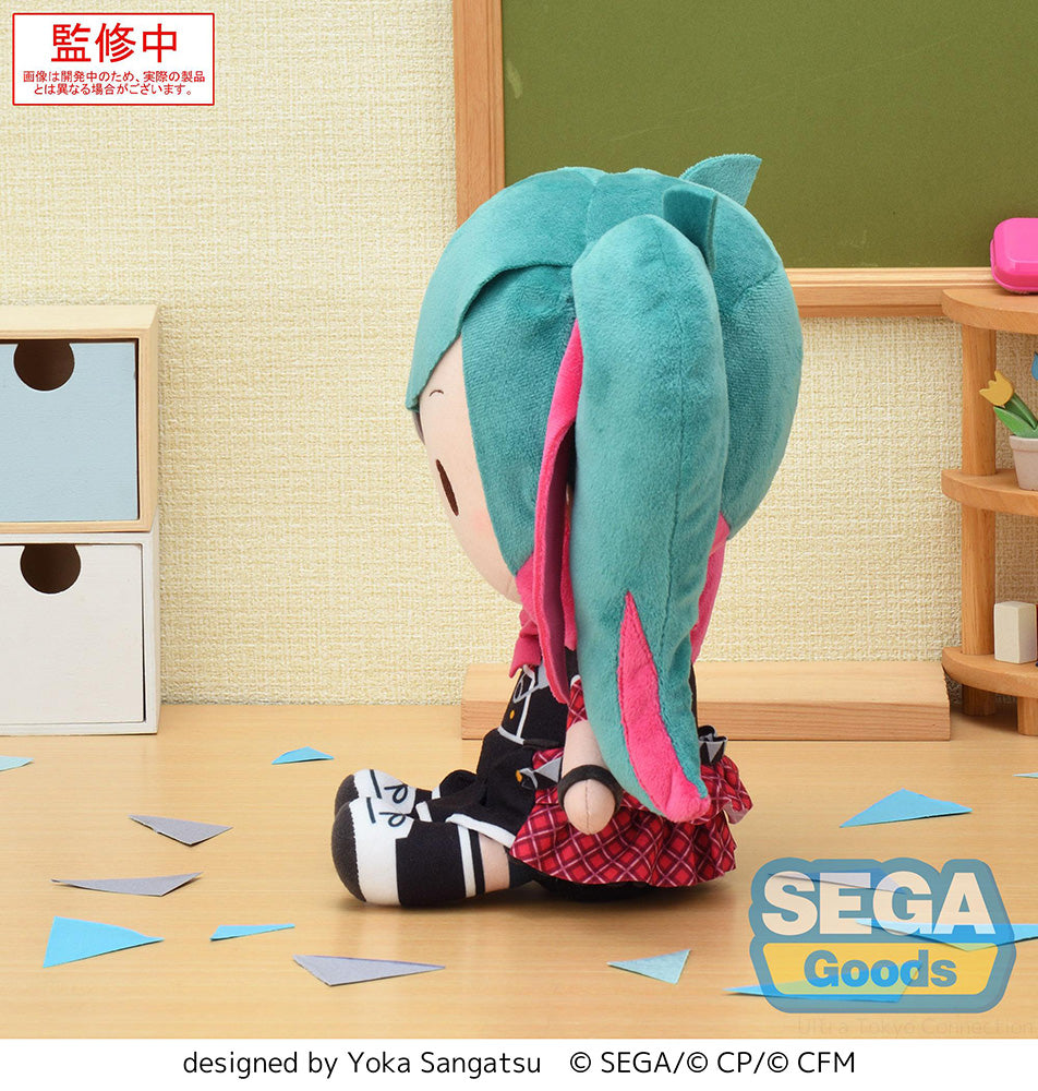 Hatsune Miku - fuwa petit "HATSUNE MIKU: COLORFUL STAGE!" L Plush "Classroom SEKAI Miku"