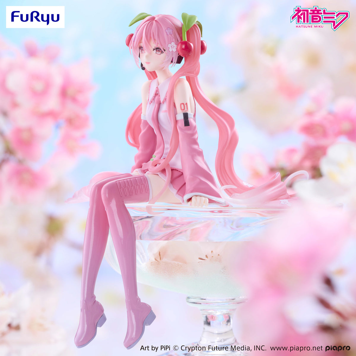 Hatsune Miku - Noodle Stopper Figure -Sakura Miku 2026 Smile ver.-