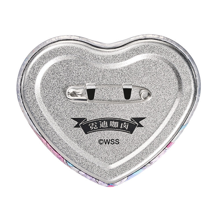 NEEDY STREAMER OVERLOAD - Needy Streamer Chinese Restaurant Series Heart-Shaped Pinback Button OMGkawaiiAngel/Ame