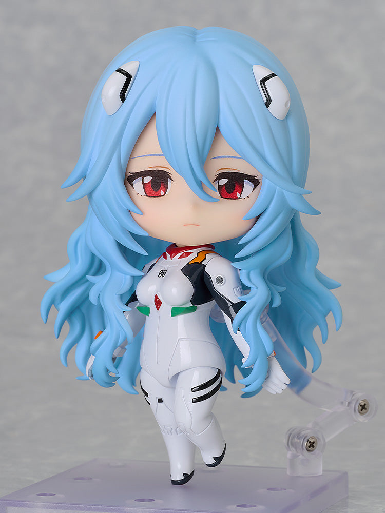 Evangelion: Nueva Edición Teatral - Figura Nendoroid de Rei Ayanami: Versión Pelo Largo