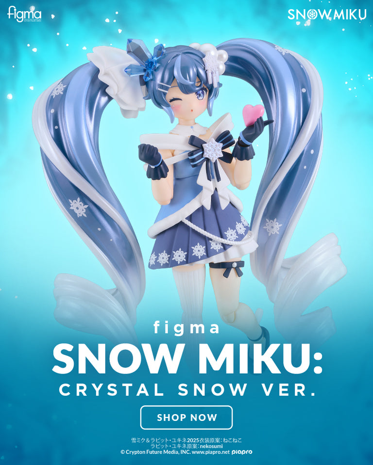 figma Snow Miku Crystal Snow Ver. by Max Factory and Good Smile Company