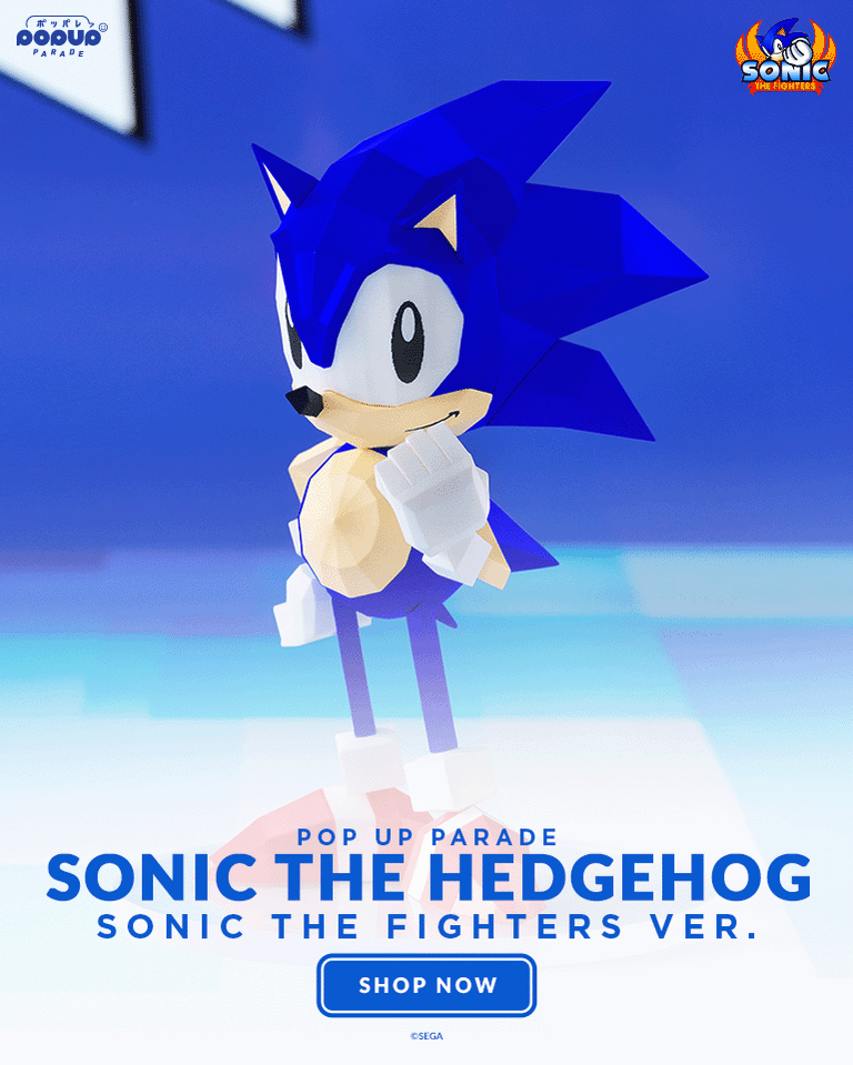 POP UP PARADE Sonic the Hedgehog: Sonic the Fighters Ver. Figure by Good Smile Company