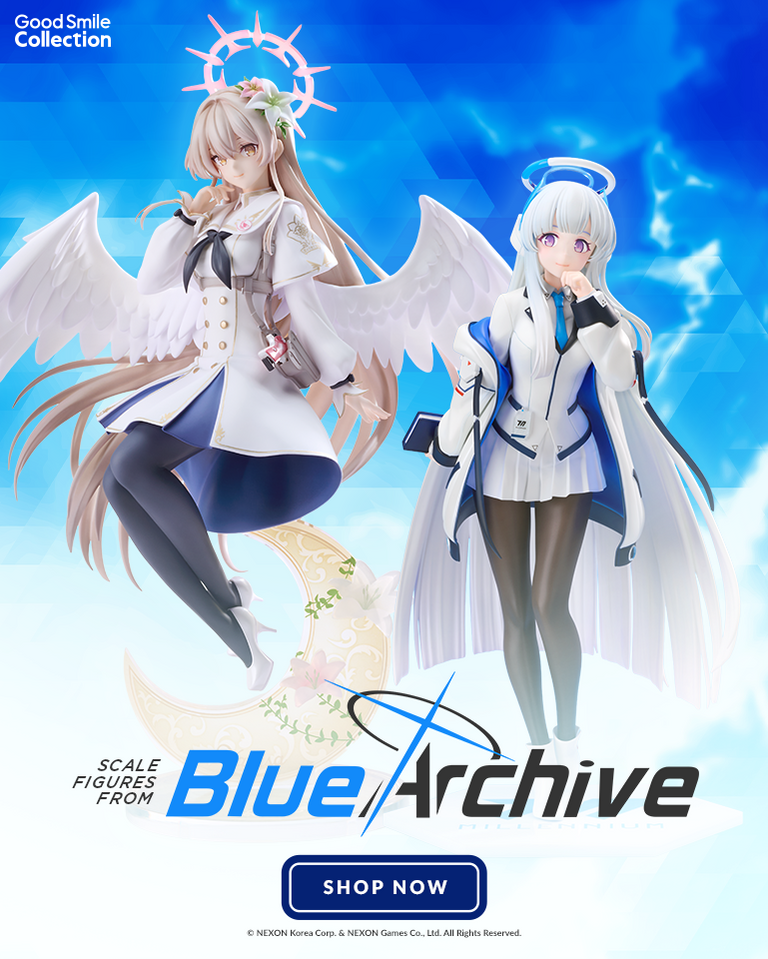 Nagisa: Radiance in Bloom & Noa: Classified Record scale figures from Blue Archive by Good Smile Company