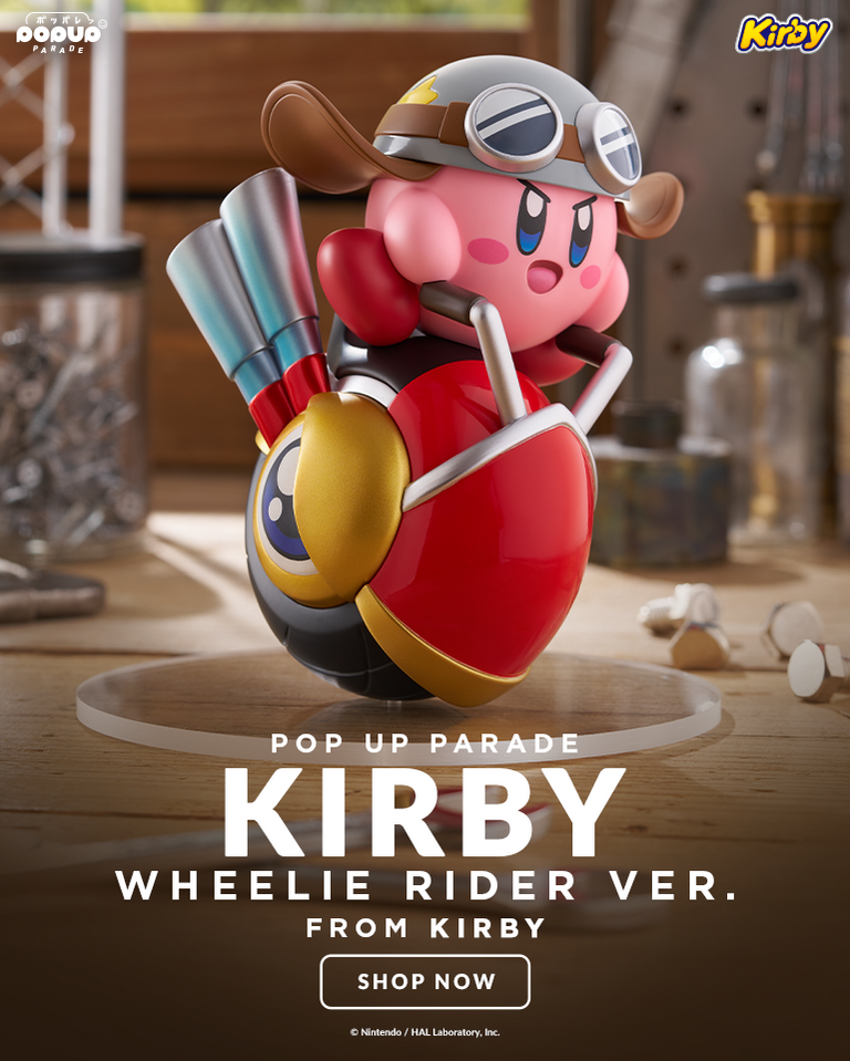 POP UP PARADE Kirby Wheelie Rider figure by Good Smile Company