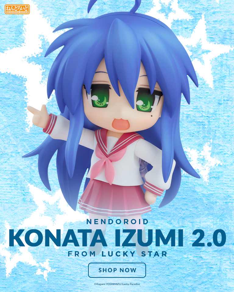 Nendoroid Konata Izumi 2.0 chibi figure from Lucky Star by Good Smile Company