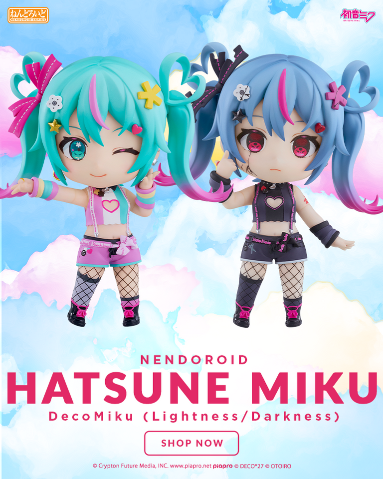 Nendoroid Hatsune Miku: DecoMiku (Lightness/Darkness) Chibi Figure by Good Smile Company