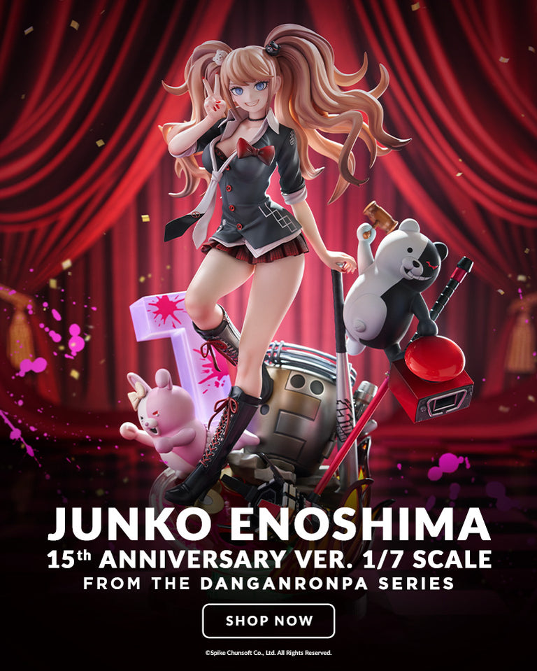 Junko Enoshima 15th Anniversary scale figure from Danganronpa by Good Smile Company