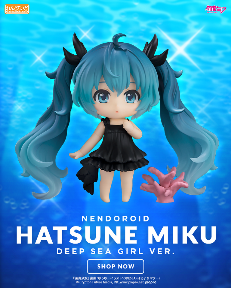 Nendoroid Hatsune Miku Deep Sea Girl version chibi figure by Good Smile Company