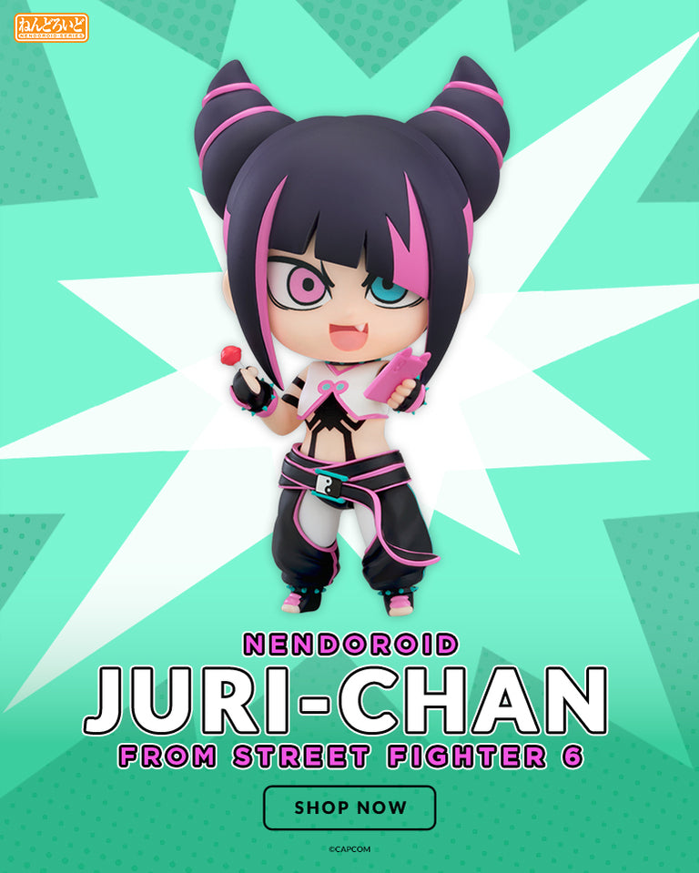 Nendoroid Juri-chan chibi figure from the Street Fighter Series by Good Smile Company
