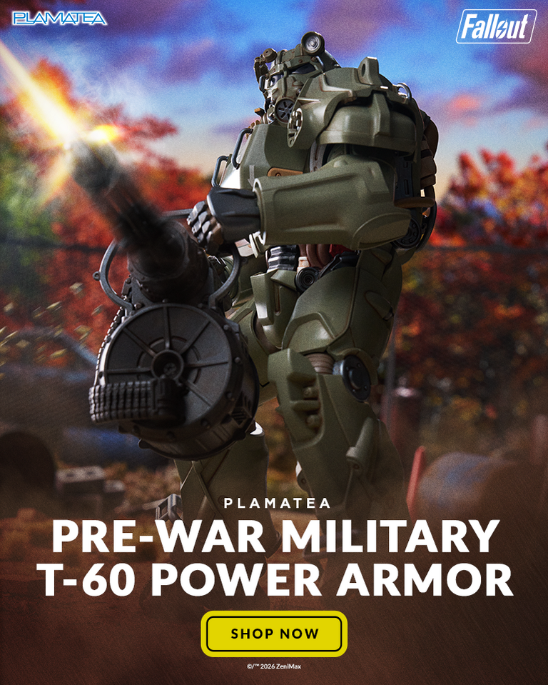 PLAMATEA Pre-war Military T-60 Power Armor Model Kit from Fallout by Good Smile Company