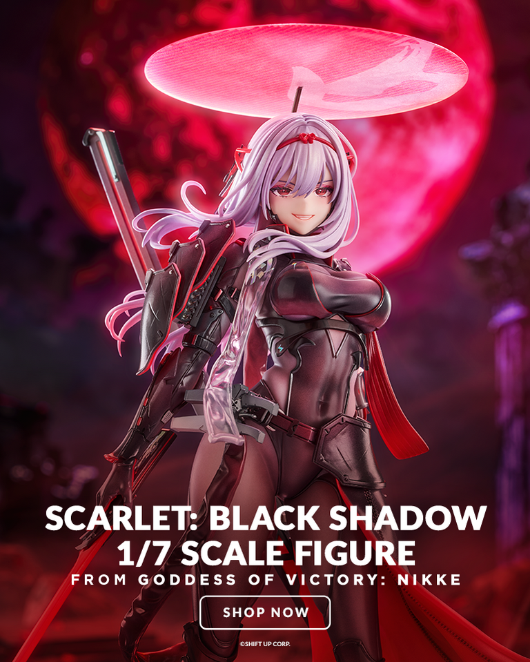 Scarlet Black Shadow scale figure from Goddess of Victory: Nikke  by Good Smile Company