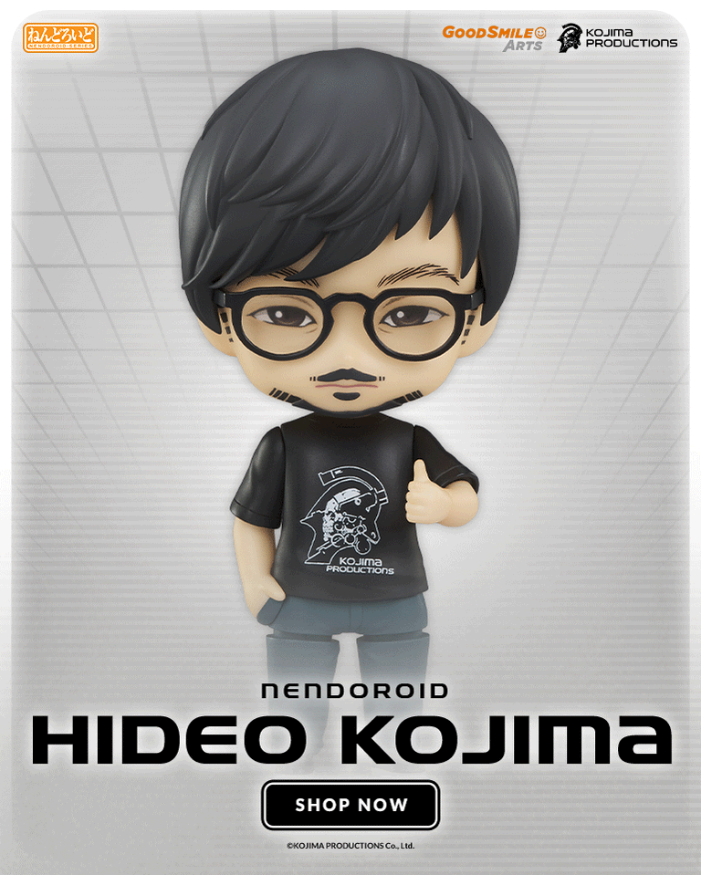 Nendoroid Hideo Kojima chibi figure from Kojima Productions by Good Smile Arts Shanghai
