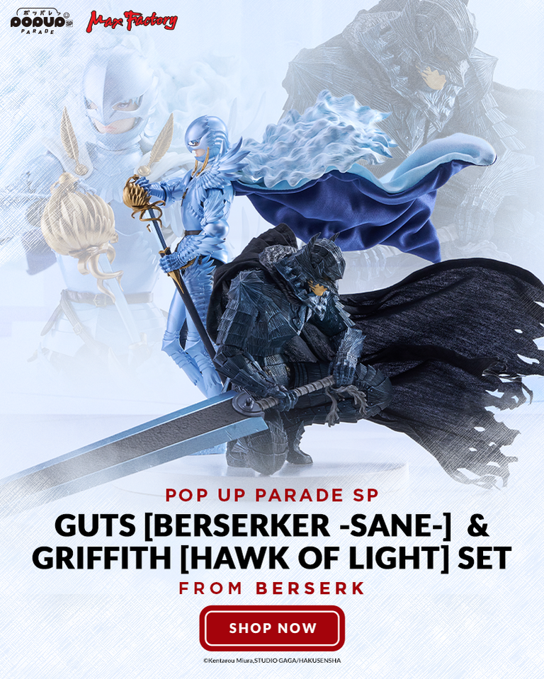POP UP PARADE SP Guts [Berserker -Sane-] & Griffith [Hawk of Light] from Berserk by Max Factory