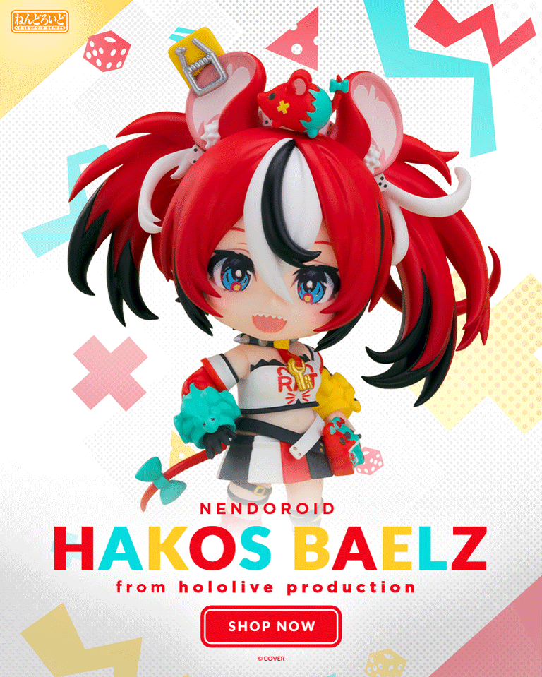 Nendoroid Hakos Baelz Chibi Figure from hololive production by Good Smile Company