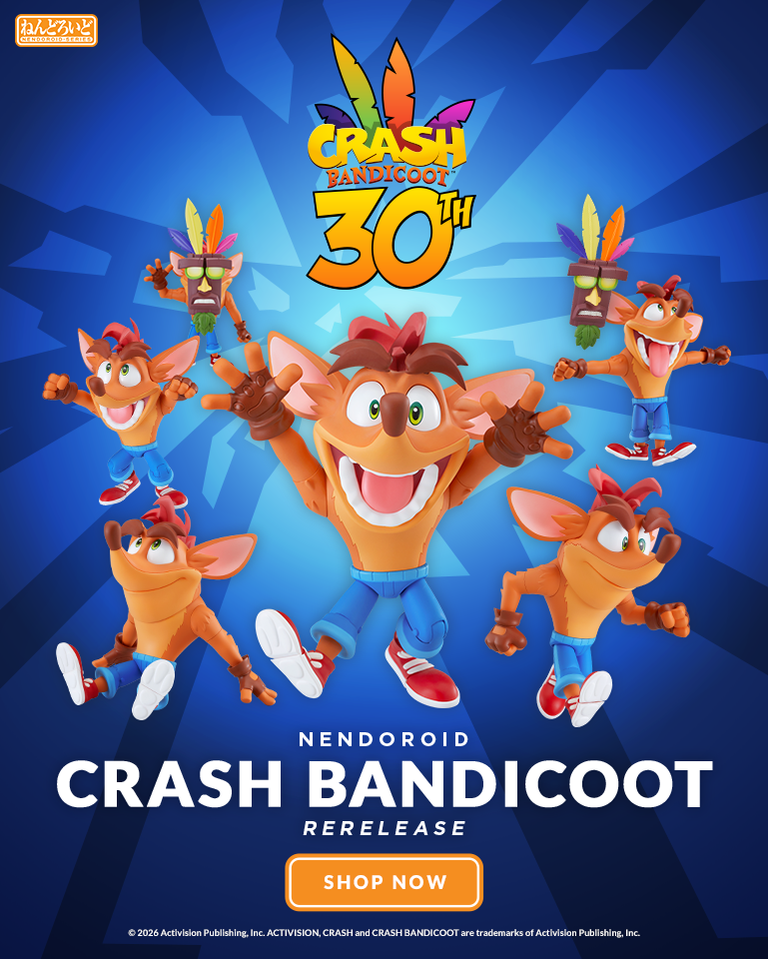 Nendoroid Crash Bandicoot chibi figure by Good Smile Company
