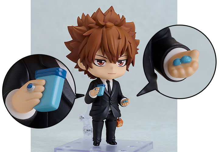 BONUS: Nendoroid Tsunayoshi Sawada: Black Suit Ver. (Dying Will Pill + Hand Parts)