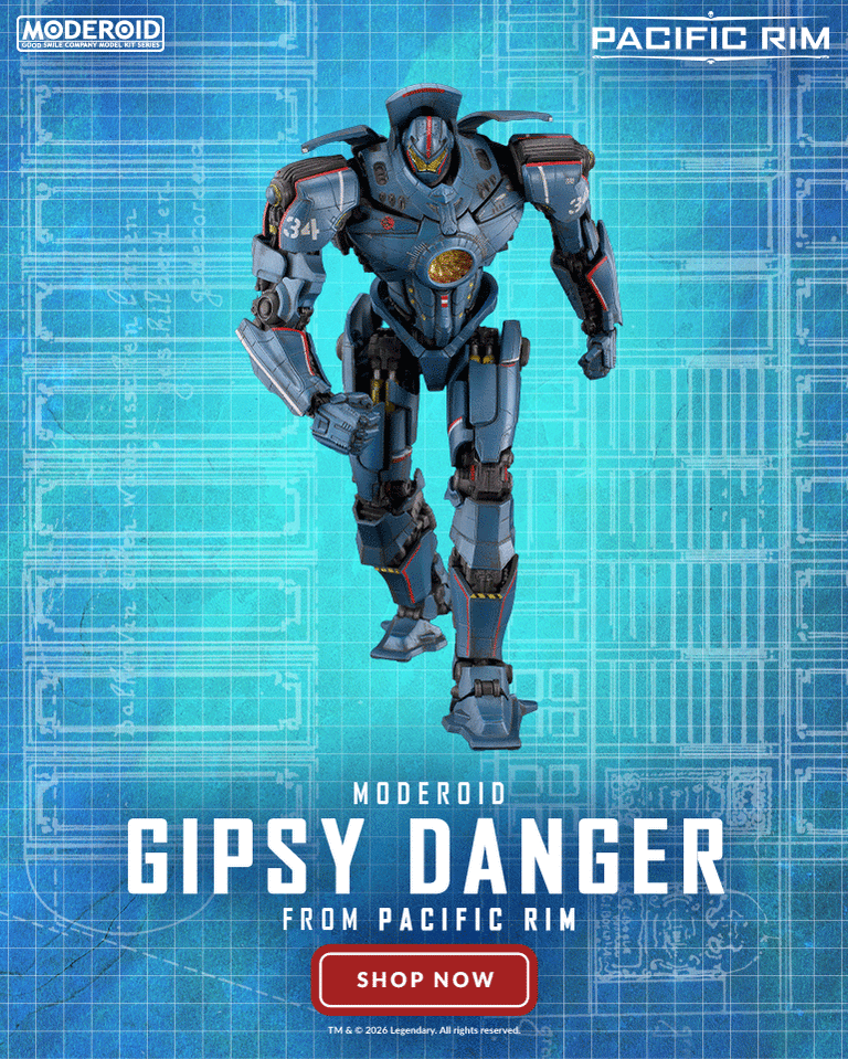 MODEROID Gipsy Danger plastic model kit from Pacific Rim by Good Smile Company