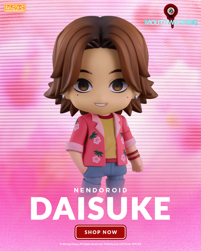 Nendoroid Daisuke chibi figure from Mouthwashing by Good Smile Company