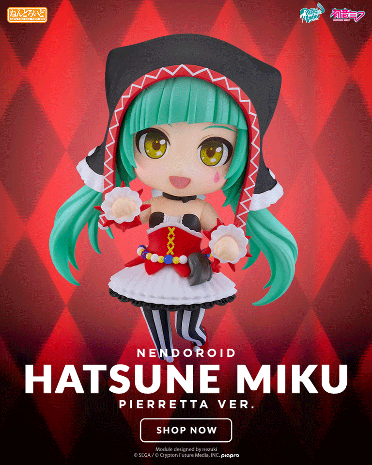 Nendoroid Hatsune Miku Pierretta Ver. Chibi Figure from ﻿SEGA feat. HATSUNE MIKU Project by ﻿Good Smile Company﻿