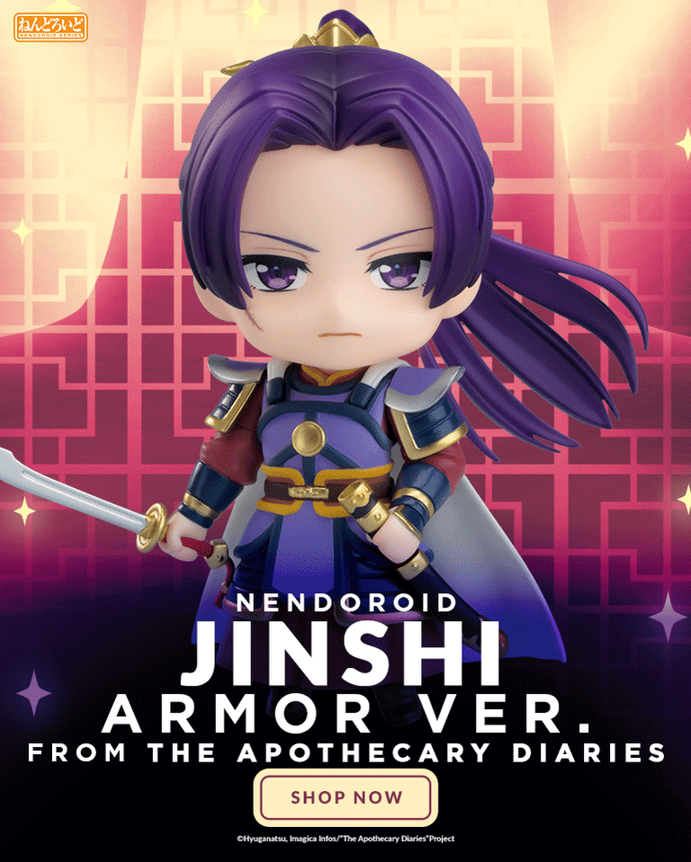 Nendoroid Jinshi: Armor Ver. Chibi Figure from The Apothecary Diaries by Good Smile Company