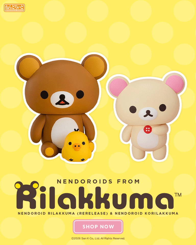 Nendoroid Rilakkuma and Korilakkuma chibi figure by Good Smile Company