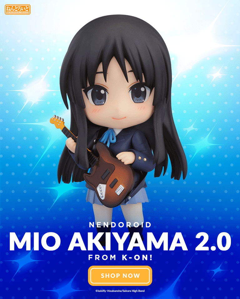 Nendoroid Mio Akiyama 2.0 Chibi Figure from K-ON! by Good Smile Company