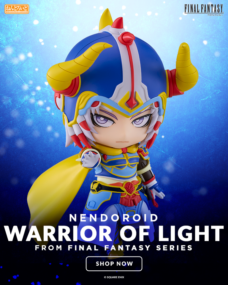 Nendoroid Warrior of Light Chibi Figure from Final Fantasy by Good Smile Company