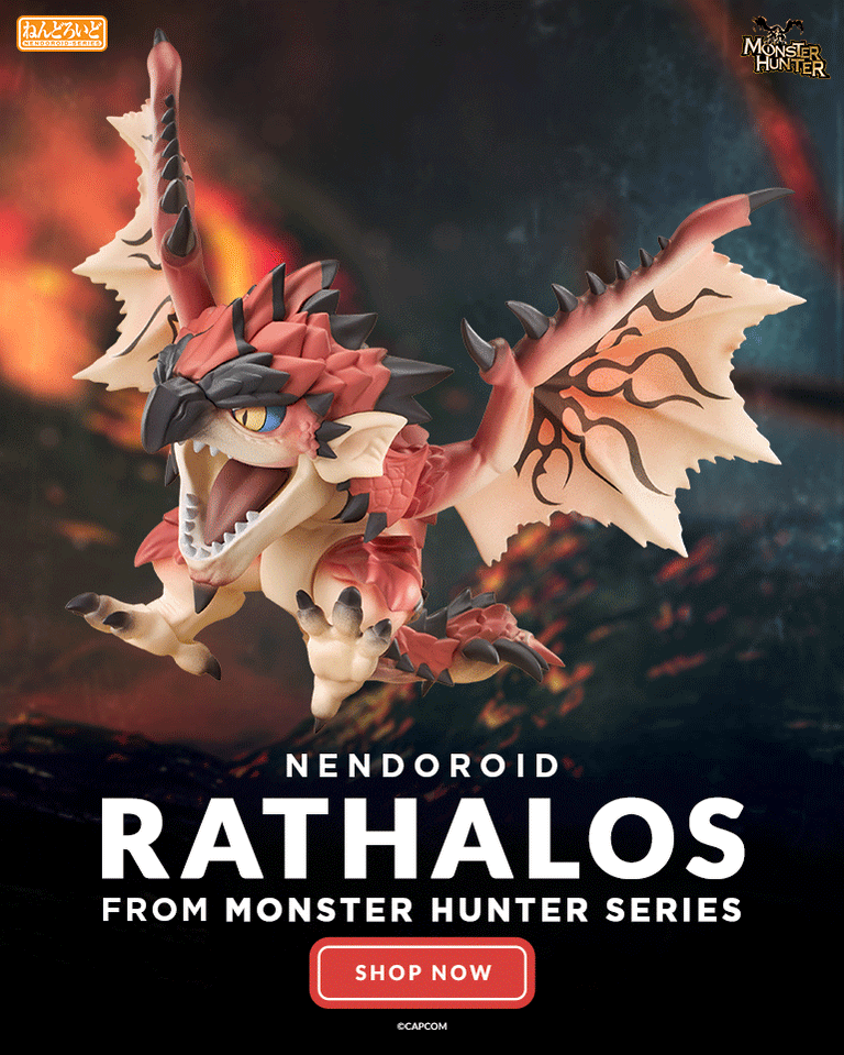 Nendoroid Rathalos chibi figure from the Monster Hunter series by Good Smile Company