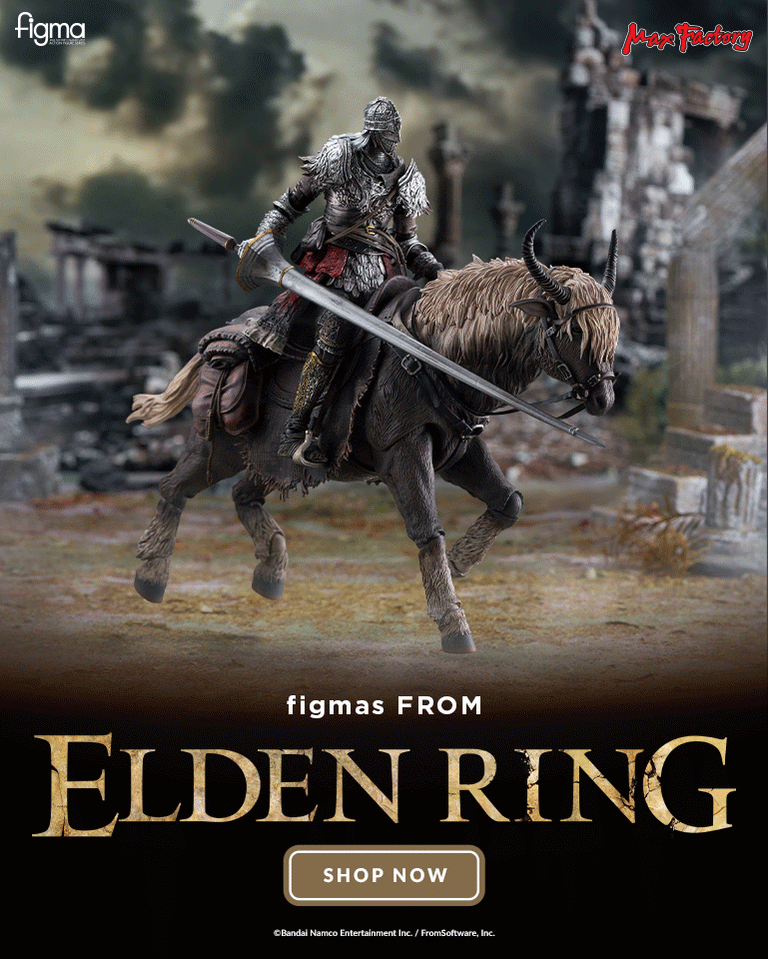 figma Raging Wolf & Torrent, the Spectral Steed Action Figures from ELDEN RING by Max Factory