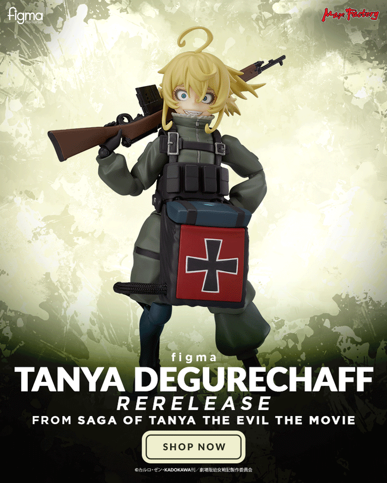 figma Tanya Degurechaff action figure from Saga of Tanya the Evil the Movie by Max Factory