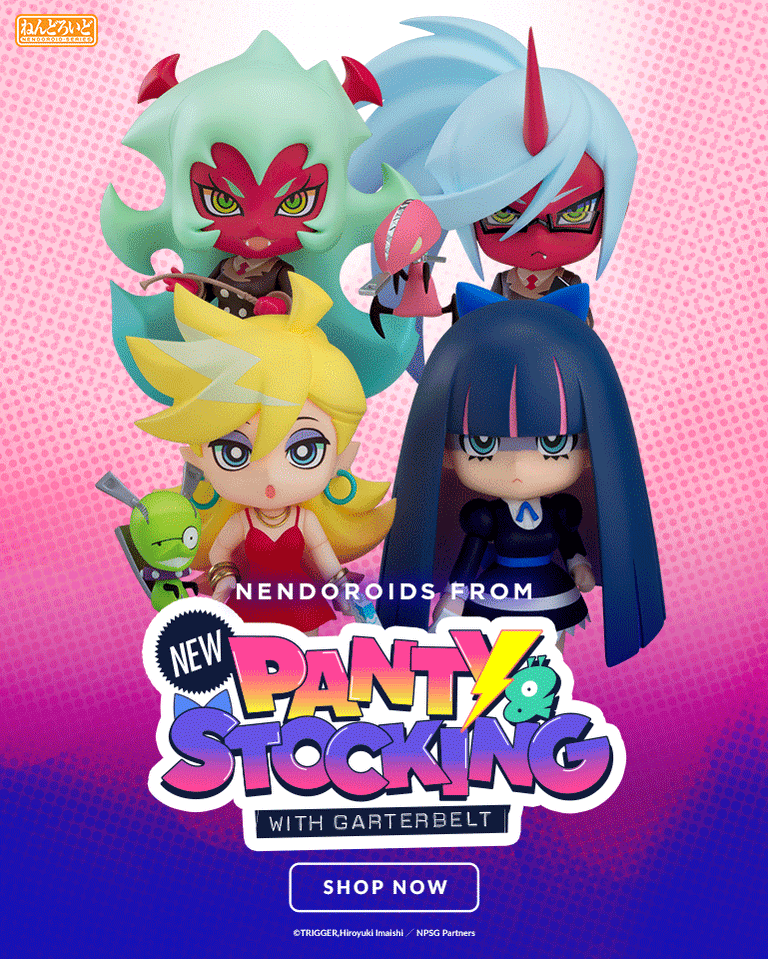Nendoroid Panty, Stocking, Scanty, & Kneesocks from New PANTY ＆ STOCKING with GARTERBELT by Good Smile Company