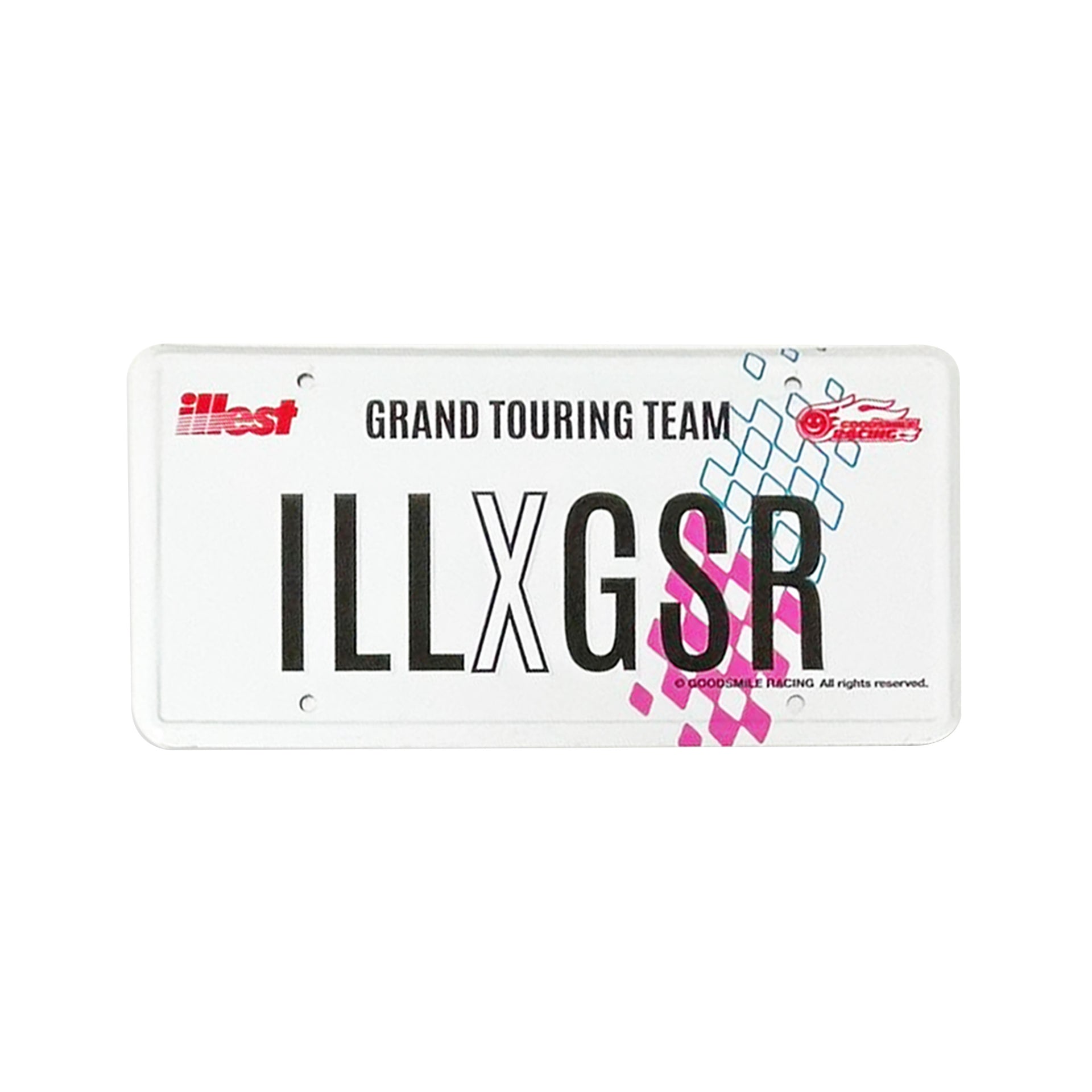 Illest x GSR Vanity Plate  - White