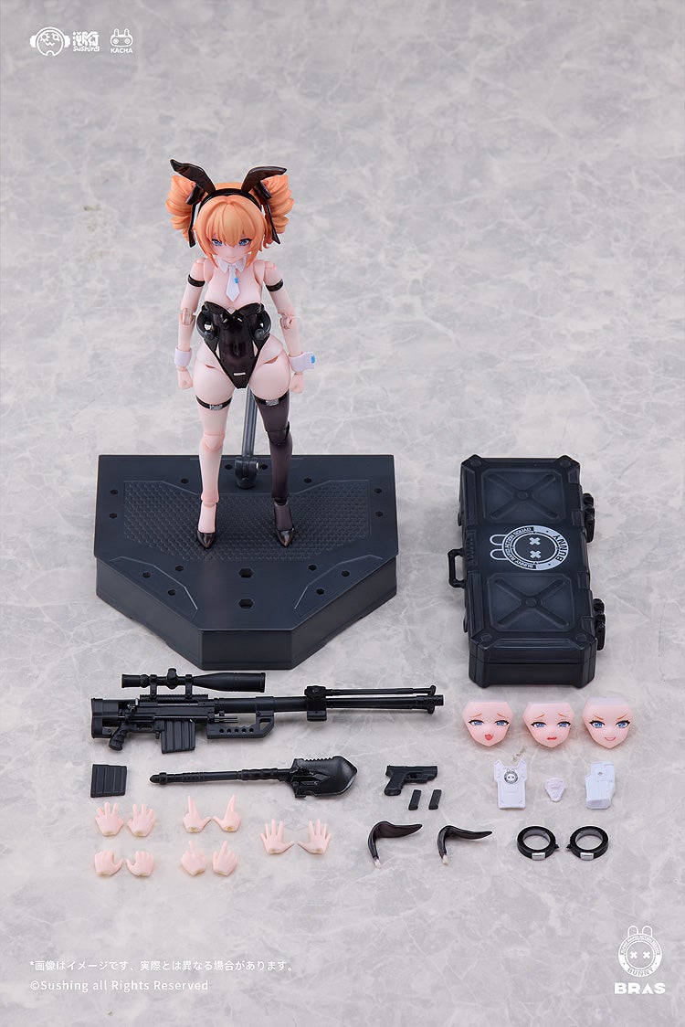 BUNNY RAPID ACTION SQUAD - Sniper Leoni 1/12 Scale Articulated Figure