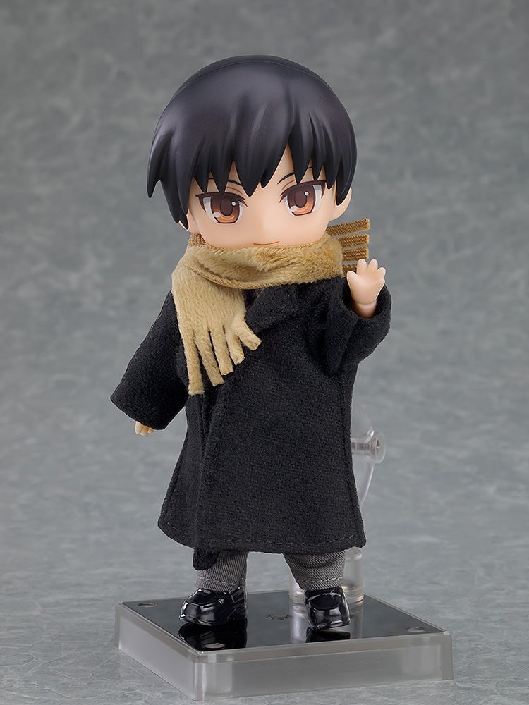 Nendoroid Doll Coat & Scarf (Black/Beige)