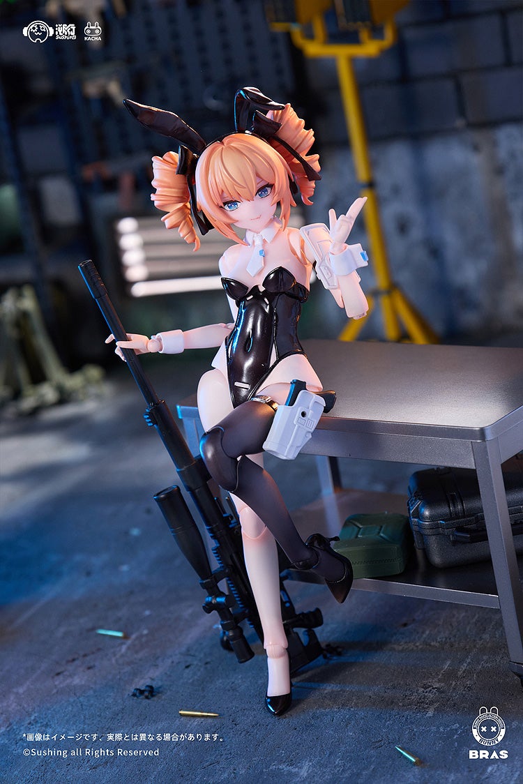 BUNNY RAPID ACTION SQUAD - Sniper Leoni 1/12 Scale Articulated Figure