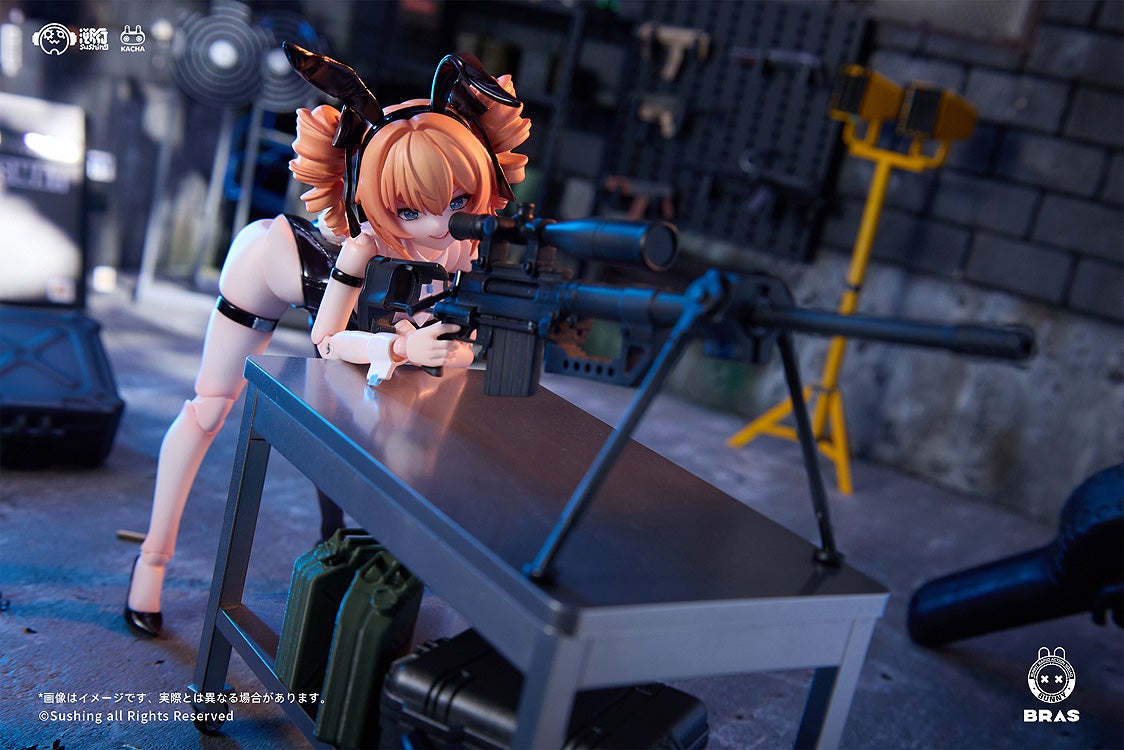 BUNNY RAPID ACTION SQUAD - Sniper Leoni 1/12 Scale Articulated Figure