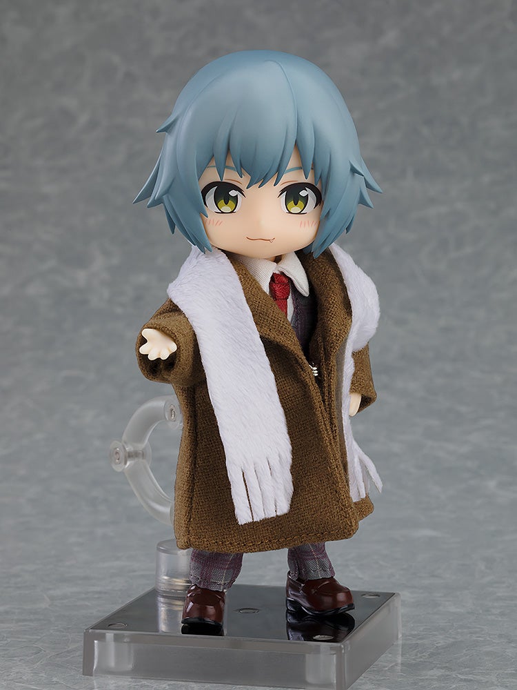 Nendoroid Doll Coat & Scarf (Black/Beige)