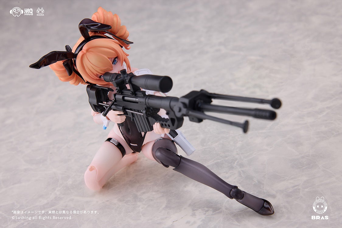 BUNNY RAPID ACTION SQUAD - Sniper Leoni 1/12 Scale Articulated Figure