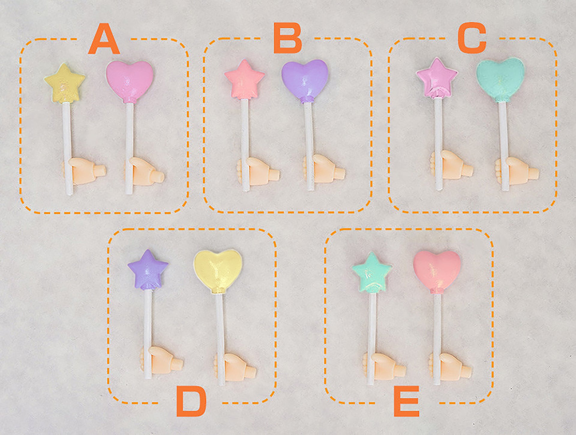 BONUS: Star & Heart Balloons: Pastel Ver.(Dec 25-Jan 26)