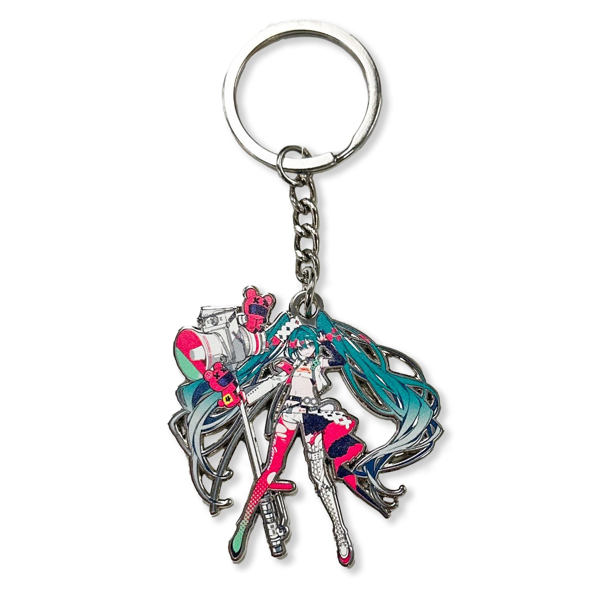Racing Miku 2025 Ver. Metal Keychain