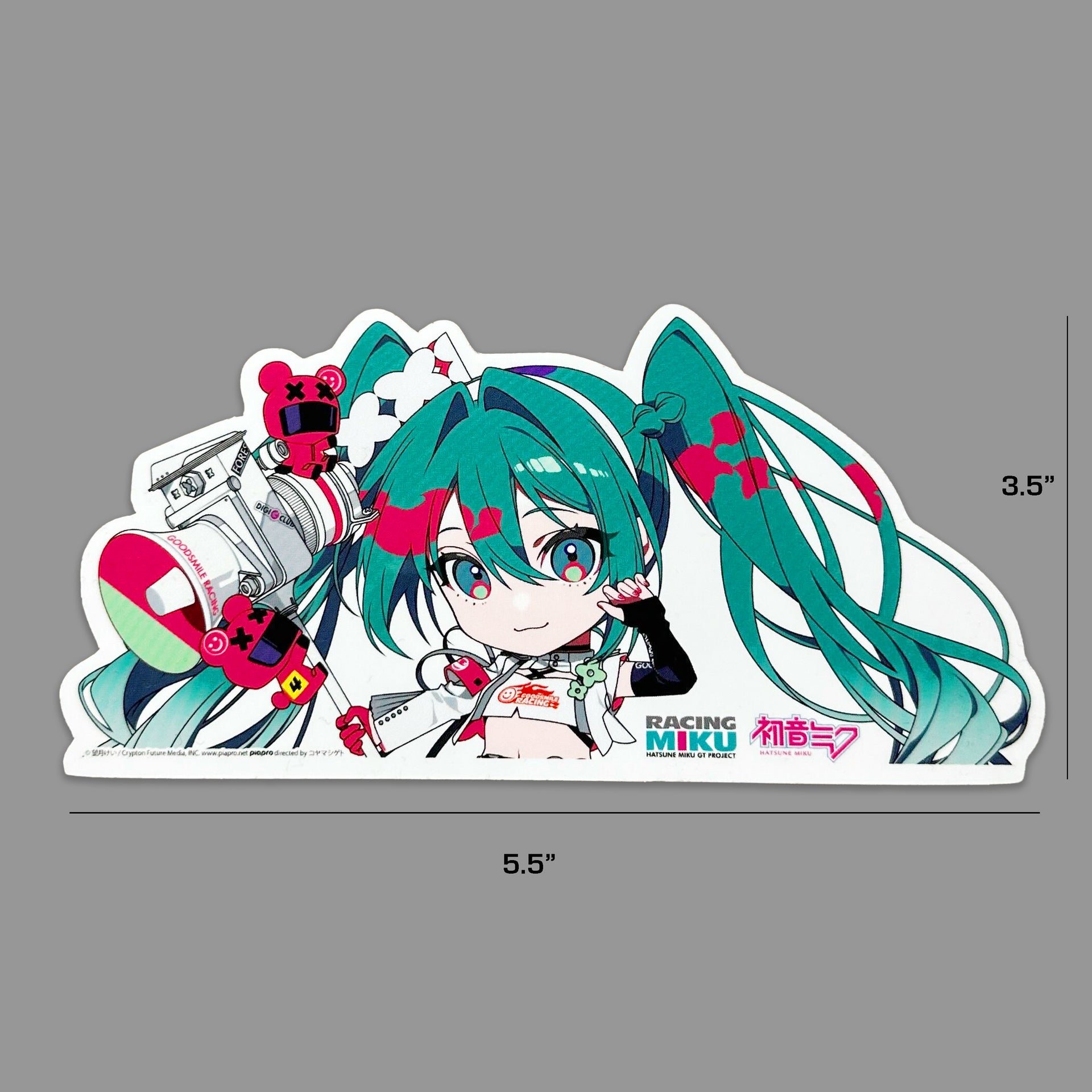 Racing Miku - Racing Miku 2025 Ver. Nenderoid Peeker Sticker