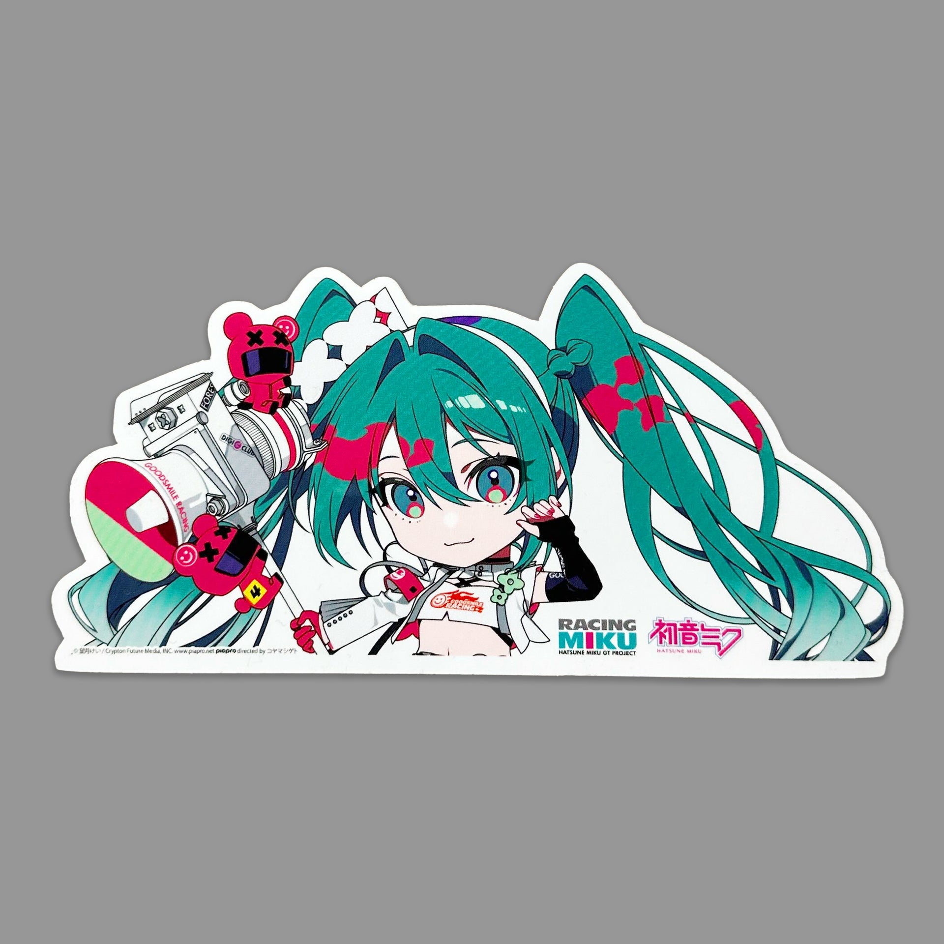 Racing Miku - Racing Miku 2025 Ver. Nenderoid Peeker Sticker