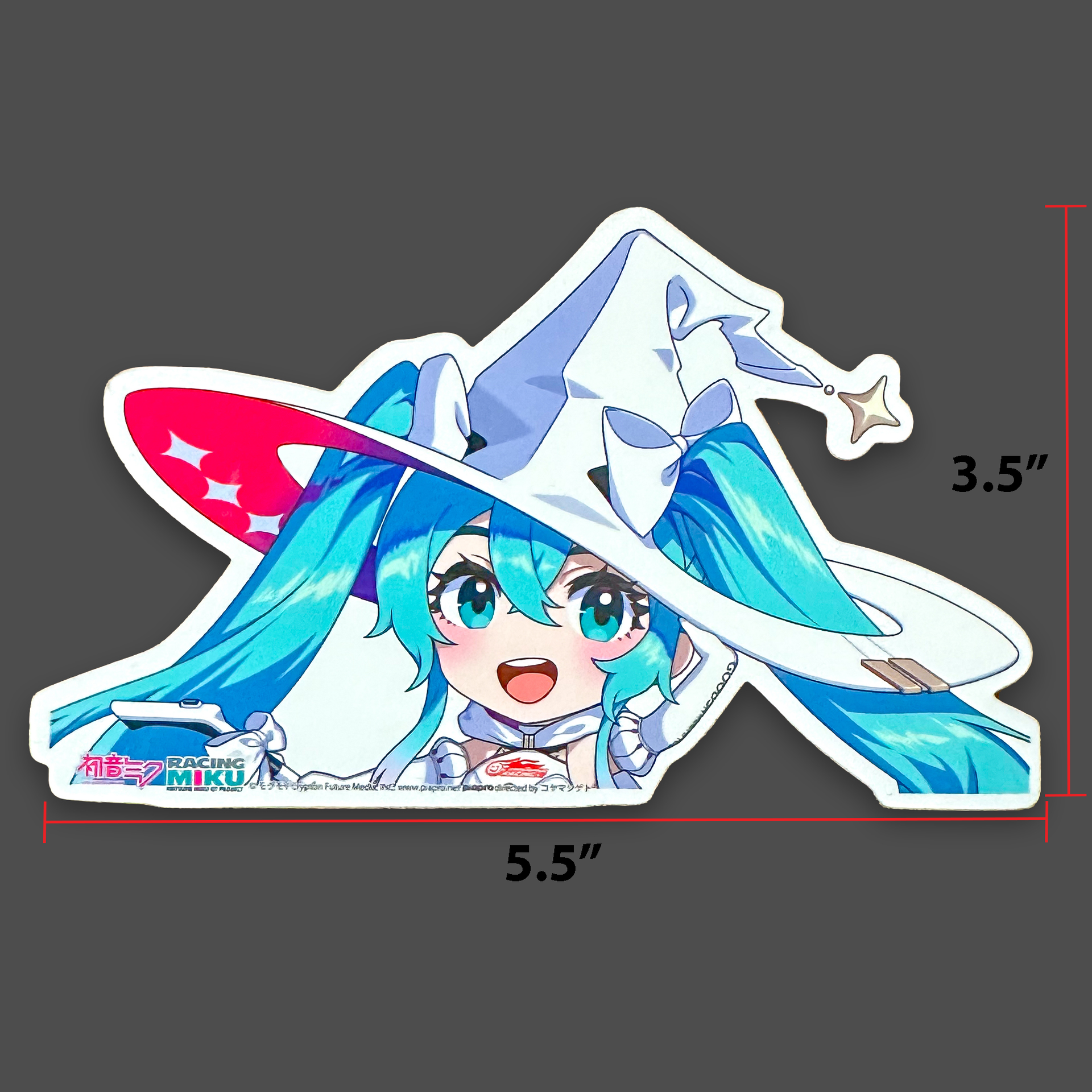 Racing Miku - Racing Miku 2024 Ver. Nendoroid Car Peek Sticker