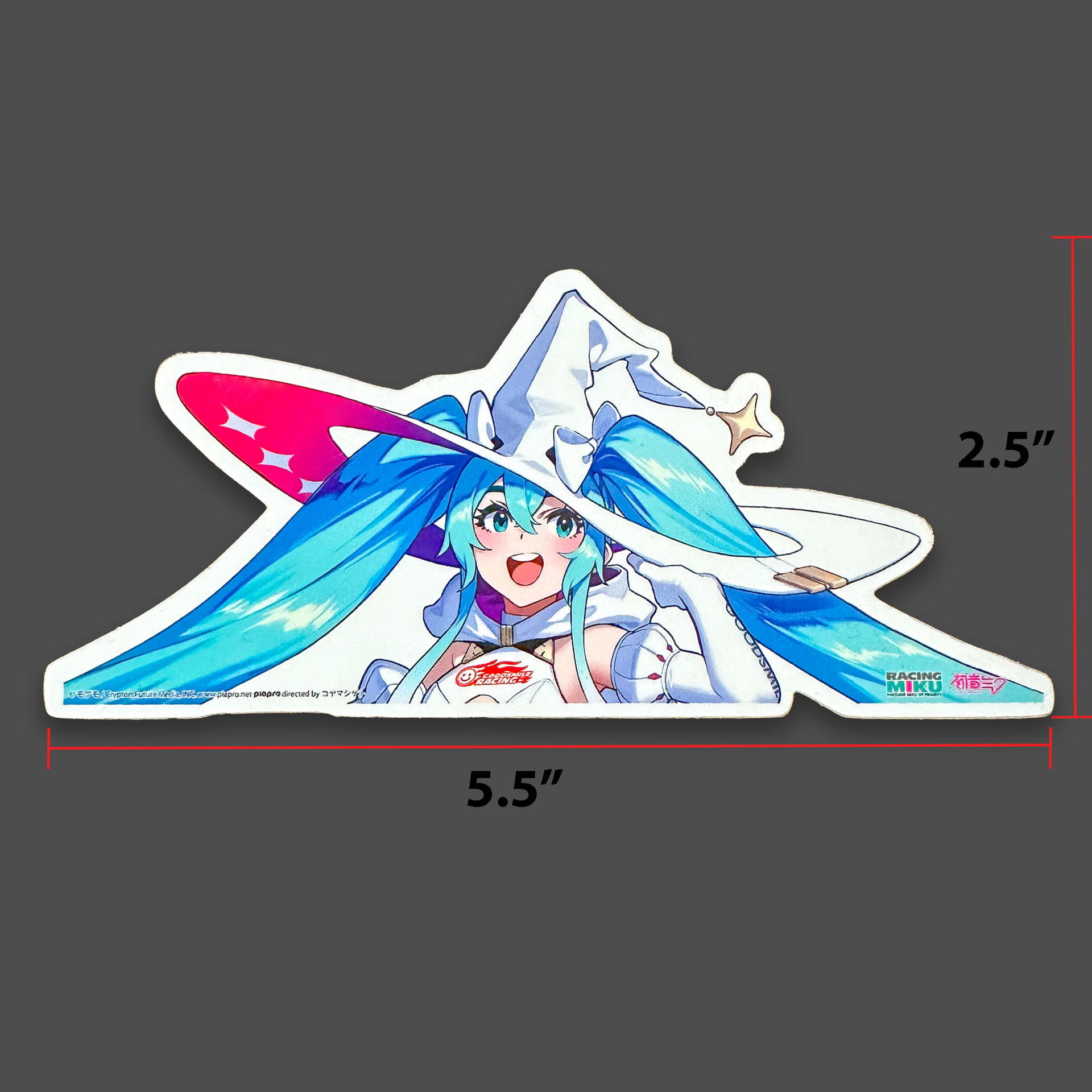 Racing Miku - Racing Miku 2024Ver. Peek Vinyl Sticker