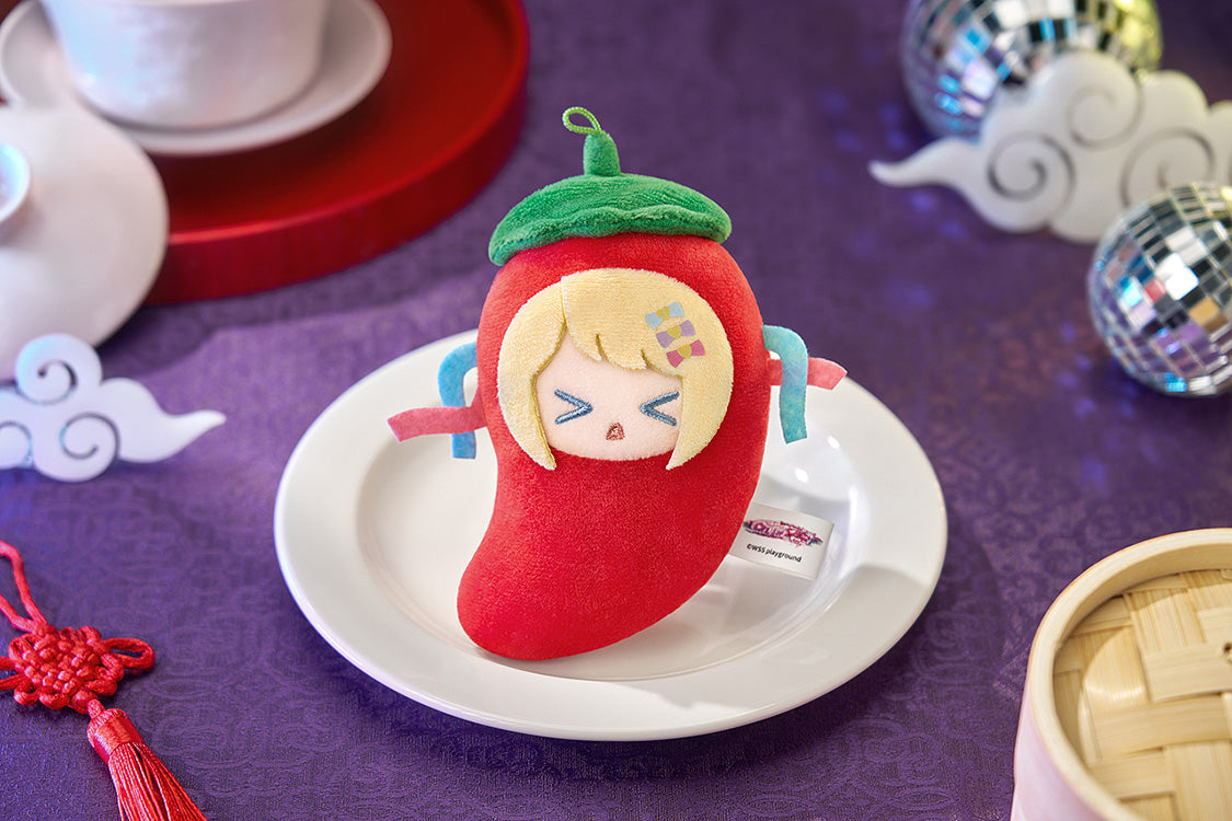 NEEDY STREAMER OVERLOAD - Needy Streamer Chinese Restaurant Series Chili Pepper Plushie Mascot Keychain