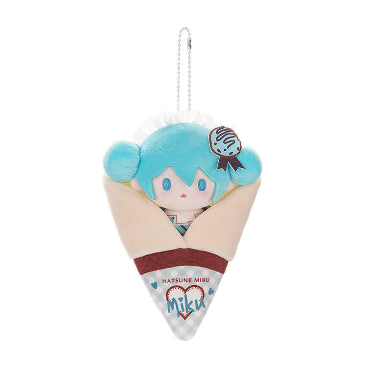 Hatsune Miku - Character Vocal Series 01: Hatsune Miku Crêpe Mascot Keychain A/B/C