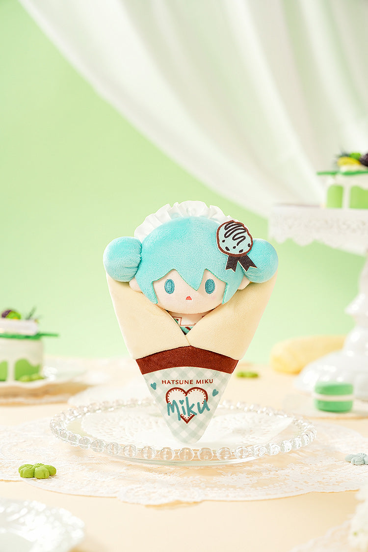 Hatsune Miku - Character Vocal Series 01: Hatsune Miku Crêpe Mascot Keychain A/B/C