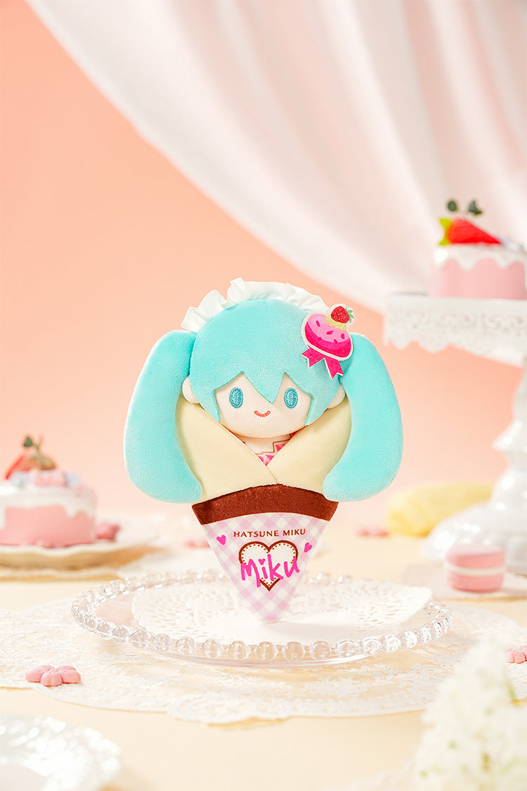 Hatsune Miku - Character Vocal Series 01: Hatsune Miku Crêpe Mascot Keychain A/B/C